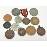 A group of medals including The King's Medal, two 1991 Birmingham Coronation Medals,
