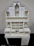 A painted pine shop display stand,