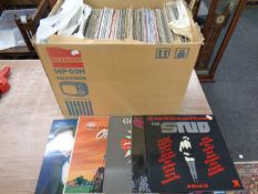 A box containing a large quantity of LPs to include compilations,