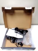 Two Kare CCTV cameras model C3409 MDX2 with leads