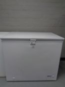 An Indesit chest freezer