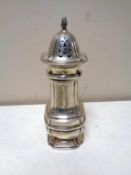 A Sheffield silver sugar sifter,