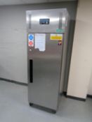 A Polar Refrigeration stainless steel upright chiller,