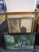 Two John Bowery framed prints, The Silver Stream and Autumn Trees,