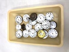 Fourteen pocket watch movements from 18ct gold pocket watches,