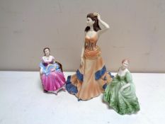 A Coalport Age of Elegance Regency Gala Figurine of the Year 2000,