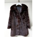 A Canadian red squirrel fur coat