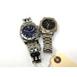 Two Gent's watches by Accurist and Rotary (2) CONDITION REPORT: Currently non