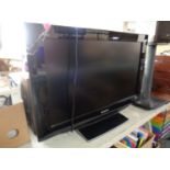 A Panasonic 32'' LCD TV with remote
