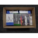 A box containing PlayStation 3,