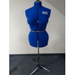 An Adjustoform easy fit dressmaker's model on stand