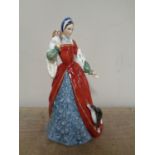 A Royal Doulton figure of Anne Boleyn, HN 3232,