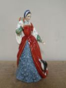 A Royal Doulton figure of Anne Boleyn, HN 3232,