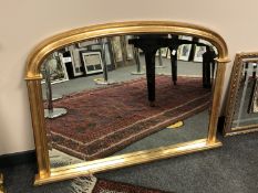 A Victorian style over mantel mirror,