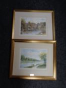 Two signed Tom Macdonald prints,