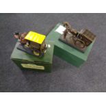 Two boxed Ringtons ornaments,