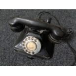 A Bakelite cased GPO telephone
