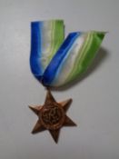 A WWII Atlantic Star medal