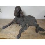 A large resin figure of a setter