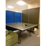 A Chiodi Super Olympic folding tennis table