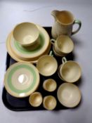 Twenty-nine pieces of Hanley New Hall china