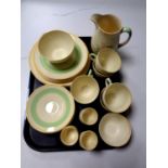 Twenty-nine pieces of Hanley New Hall china