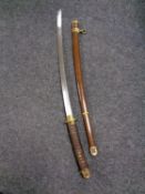 A 20th century Japanese katana in scabbard