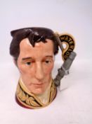 A large Royal Doulton character jug, The Generals Collection, Duke of Wellington D6848,