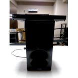 A Samsung sub woofer together with an LG DVD player (continental wiring)