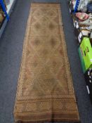 A Suzni kilim runner 257cm by 71cm