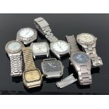 A quantity of Gentleman's wrist watches (Q)