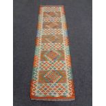 A Choli kilim runner 199cm by 59cm