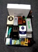 A tray of a quantity of after shave and Eau de Toilette to include Lagerfeld, Dunhill,