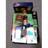 A tray of a quantity of after shave and Eau de Toilette to include Gucci, Heritage,