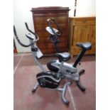 A Proteus exercise bike together with an In Shape exercise bike