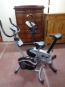 A Proteus exercise bike together with an In Shape exercise bike