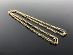 A vintage gold plated chain