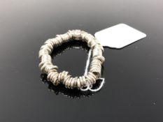 A Links of London heavy bracelet in retail cloth bag