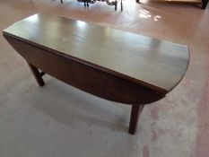 A 20th century flap sided coffee table