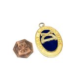 A Masonic medallion, West Lancashire,
