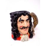 A large Royal Doulton character jug, Captain Hook D6947,