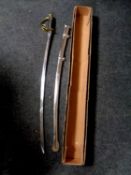 An Ancient Warrior Cavalry sword in scabbard (boxed)