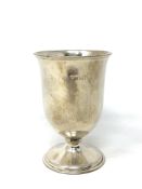 A Victorian silver wine cup,