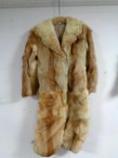 A fox fur coat