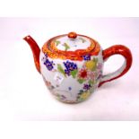 A 20th century Japanese hand painted teapot