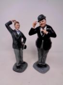 Two Royal Doulton figures,