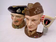 A large Royal Doulton Great Generals Collection character jug,