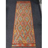 A Choli kilim runner 187cm by 66cm