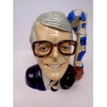 A Royal Doulton character jug, Monty, together with a further Kevin Francis Ceramics character jug,