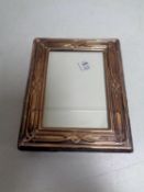 An Art Deco silver plated photo frame